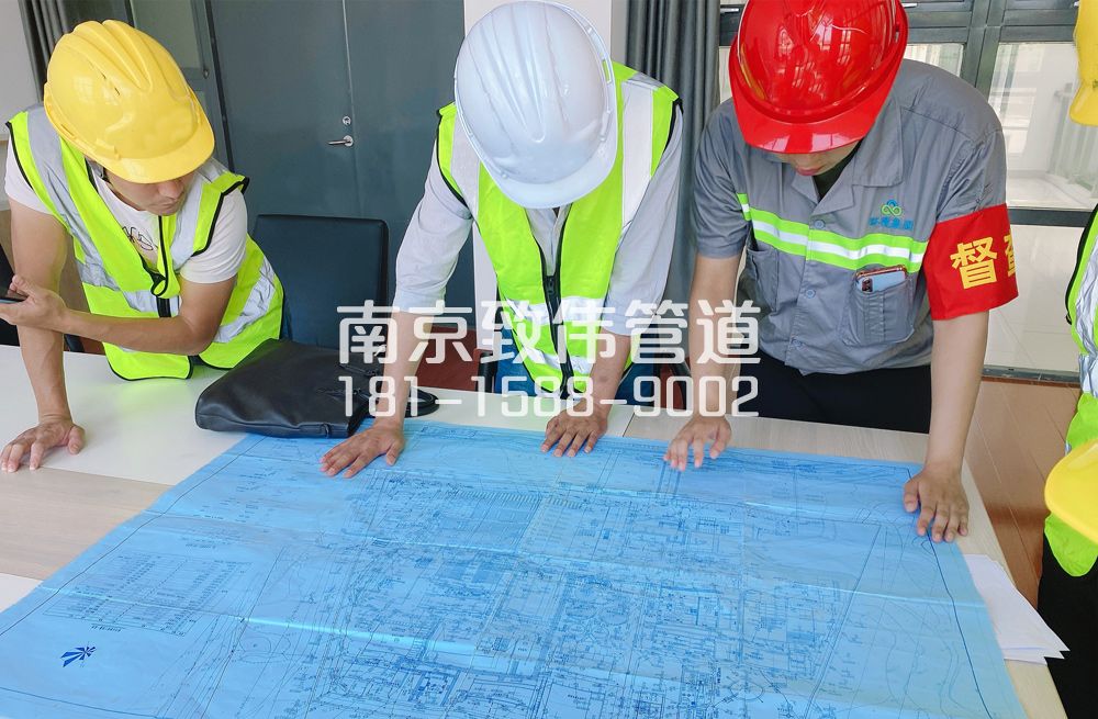 青岛路管道探测